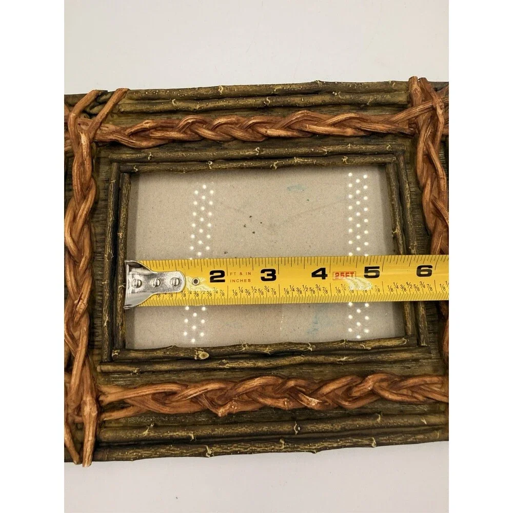 Rustic Twig Vine Picture Frame Woodland Cabin Lodge Nature Cottage Farmhouse